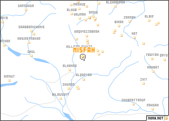 map of Misfāh