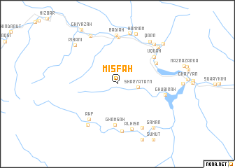 map of Misfāh