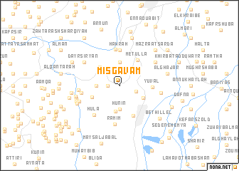 map of Misgav ‘Am