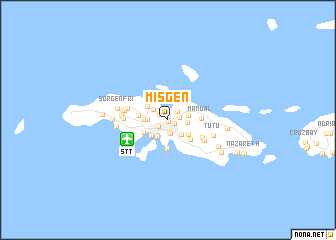 map of Misgen