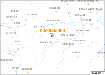 map of Mīshāb-e Pā\