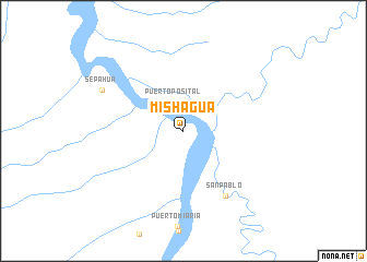 map of Mishagua