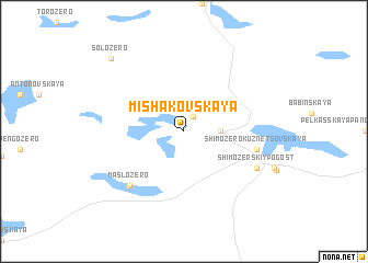 map of Mishakovskaya