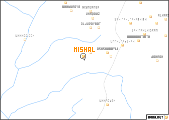 map of Misḩāl