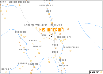 map of Mīshān-e Pā\