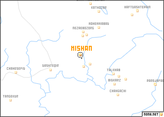 map of Mīshān