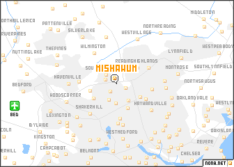 map of Mishawum