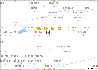 map of Mishchineniki