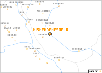 map of Mīsheh Deh-e Soflá