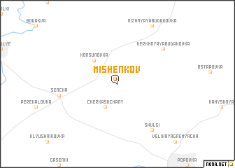 map of Mishenkov