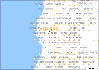 map of Mishḩlān