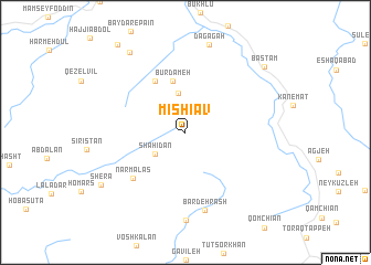 map of Mishiāv