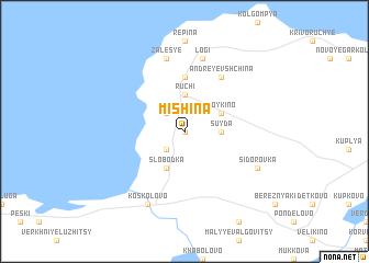 map of Mishina