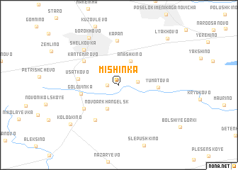 map of Mishinka