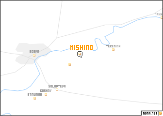 map of Mishino