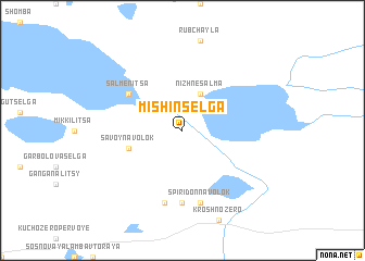 map of Mishin Sel\