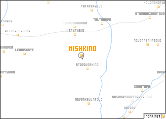 map of Mishkino
