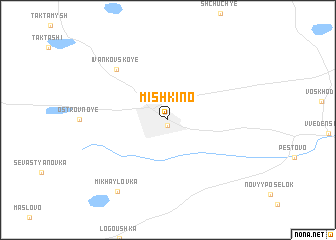 map of Mishkino
