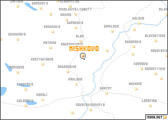 map of Mishkovo