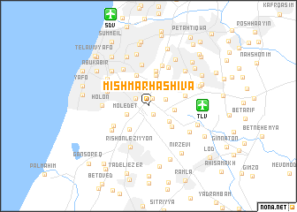 map of Mishmar HaShiv‘a