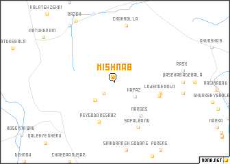 map of Mīshnāb