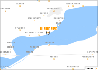 map of Mishneva