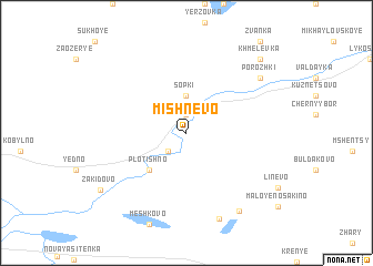 map of Mishnëvo