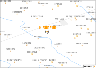 map of Mishnëvo