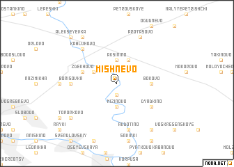 map of Mishnëvo