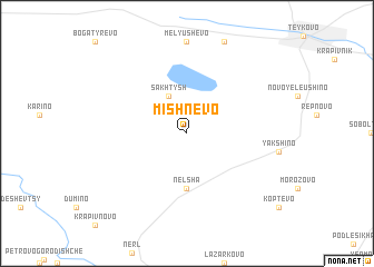 map of Mishnëvo