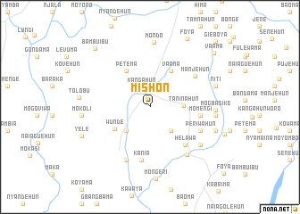 map of Mishon