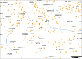 map of Mishtio Kili