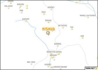 map of Mīshūd