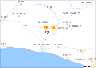 map of Mishuka