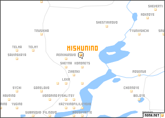 map of Mishunino