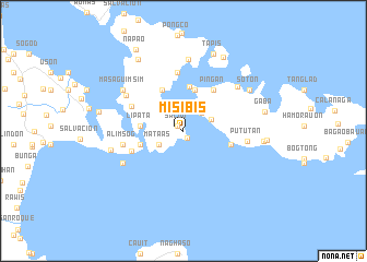 map of Misibis