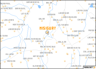 map of Misiguay