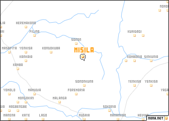 map of Misila