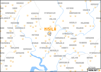 map of Misila