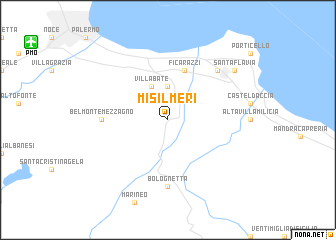 map of Misilmeri