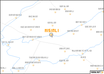 map of Misinli