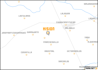 map of Misión