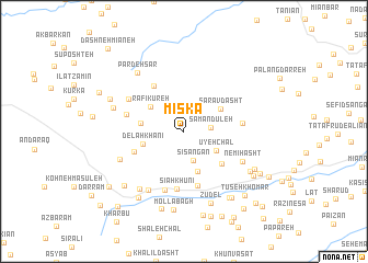 map of Mīskā