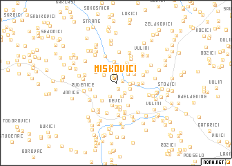 map of Miškovići