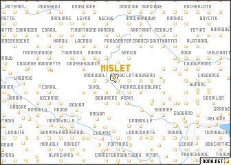 map of Mislet