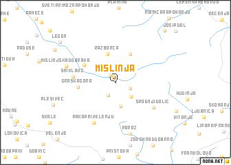 map of Mislinja