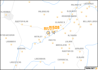map of Misoa