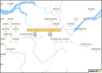 map of Misobong