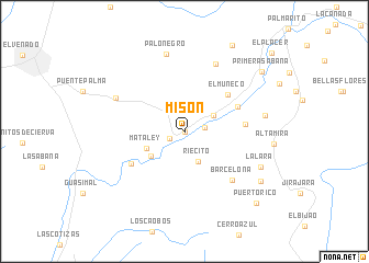 map of Misón