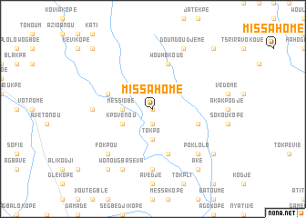 map of Missahomé